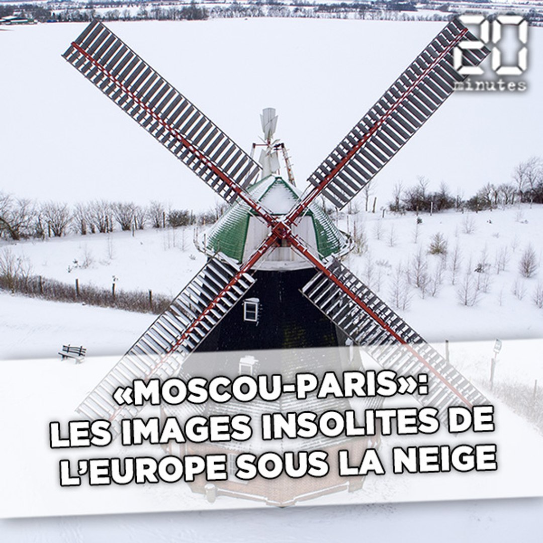 Moscou Paris Les Images Insolites De L Europe Sous La Neige Video Dailymotion