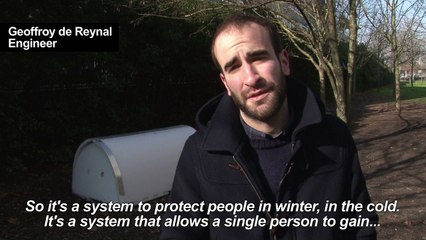 French inventor designs igloo for the homeless