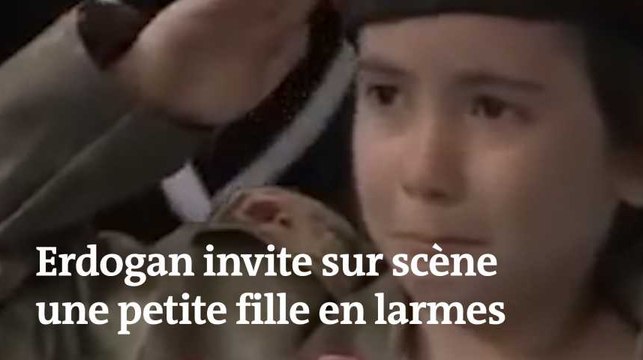 « Si elle devient une martyre… » : Erdogan félicite une petite fille en larmes lors d’un discours guerrie