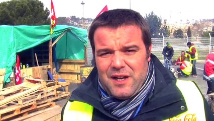 Sylvain Baeza, délégué CGT de l'usine Coca-Cola des Pennes Mirabeau.