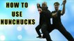 how to use nunchucks like bruce lee