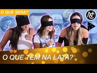 DESAFIO DA LATA: COMIDA DE CACHORRO? FT. RAÍSSA CHADDAD