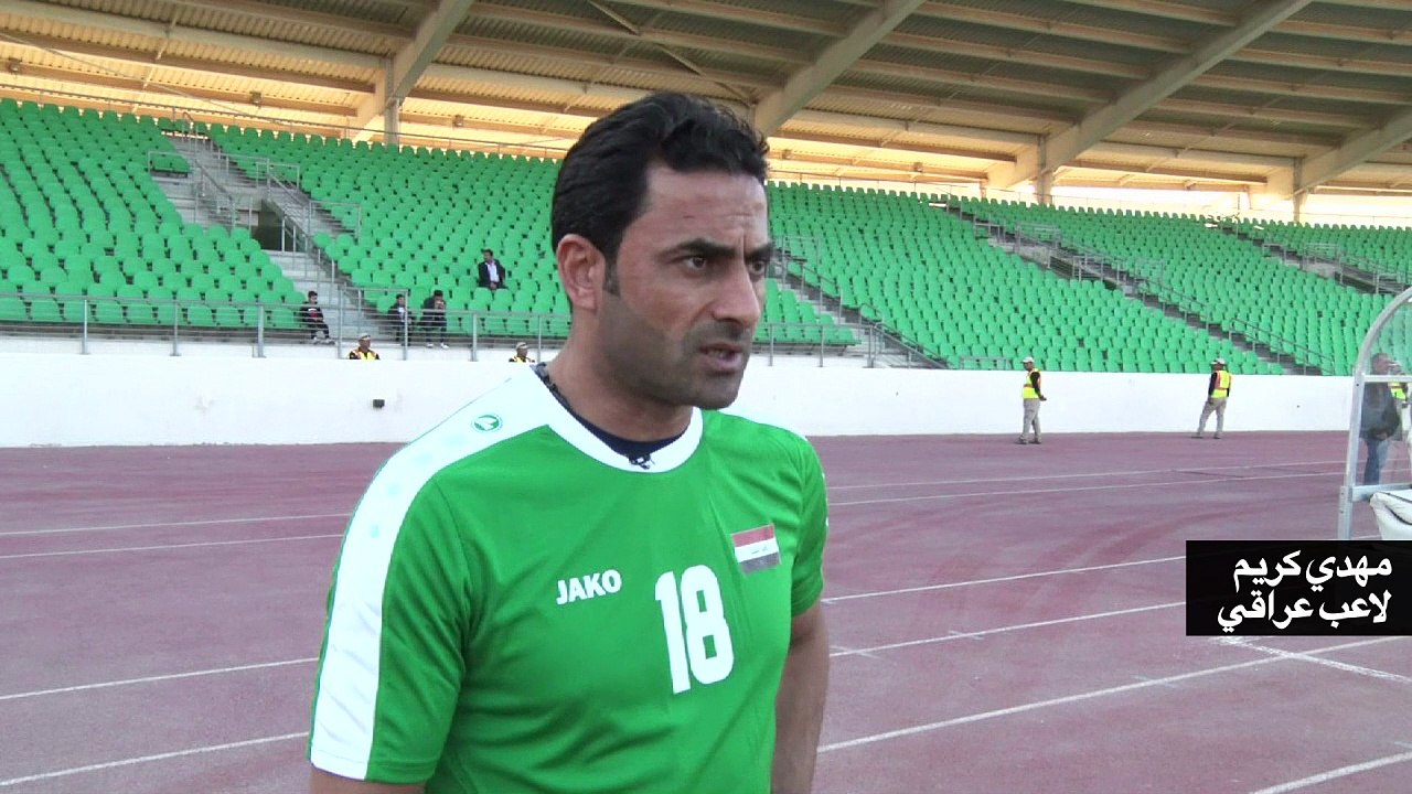"دارك يالأخضر" ترحيبا بالمنتخب السعودي في العراق