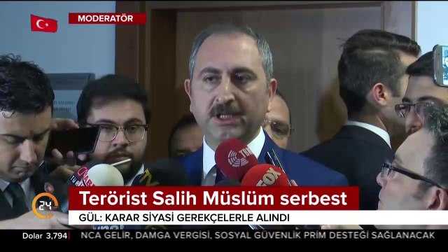 Terörist Salih Müslüm serbest