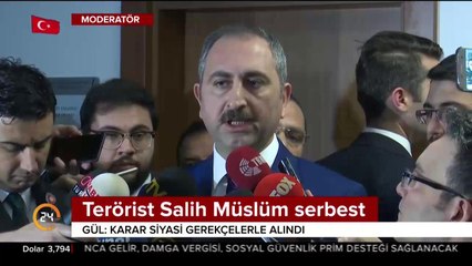 Terörist Salih Müslüm serbest