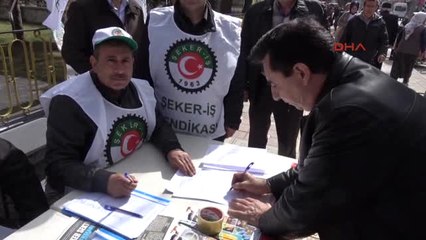 Afyonkarahisar Şeker Fabrikası İçin İmza Kampanyası
