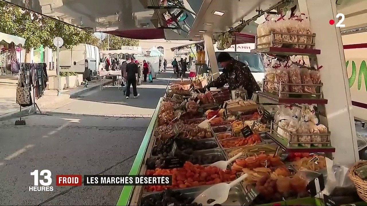 Froid : les marchés désertés