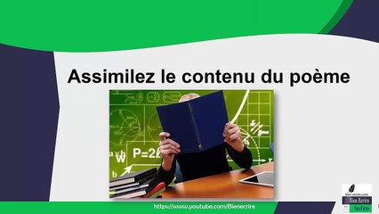 Apprentissage 1 – apprendre un poème, 6 étapes simples