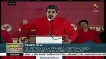 Maduro: La criptomoneda Petro fue pensada por el comandante Chávez