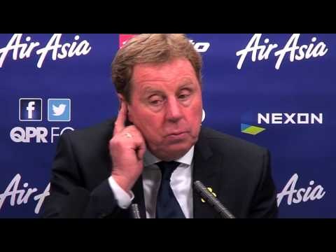Harry Redknapp after QPR v Sunderland - 9.3.2013 - Edit