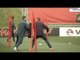 Wayne Rooney powers through rugby tackle-bag in training