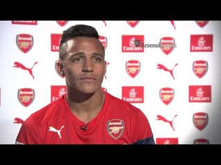 Alex Sanchez on his signing for Arsenal and speaking Spanish
