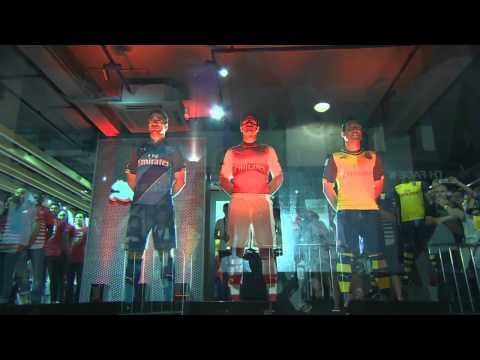 Cazorla, Arteta & Flamini Surprise Fans at PUMA Arsenal Kit Launch Celebration