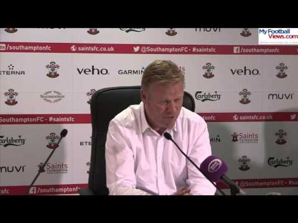 Ronald Koeman A fan of Schneiderlin & the Magic Spray video Dailymotion