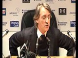 Roberto Mancini press conference after Tottenham defeat