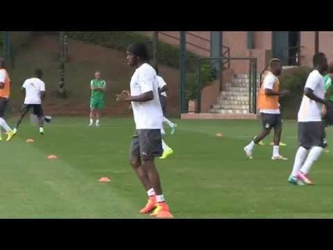Ivory Coast train in Brazil ahead of World Cup