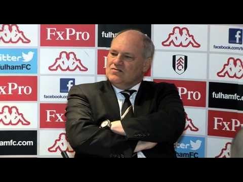 Martin Jol after Fulham v Arsenal - 20.4.2013 - Edit