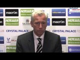 Alan Pardew MFV post Palace v Newcastle - 24 9 2014