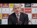 Hughes delighted with Stoke reaction