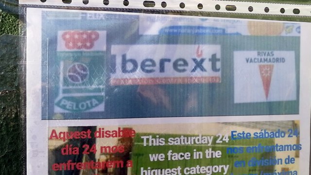 Frontenis honor Rivas vs Colmenar de Oreja 2ª partida set 1 ultimos tantos emocionantes