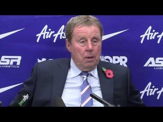 Harry Redknapp says QPR were unlucky not to beat Man City