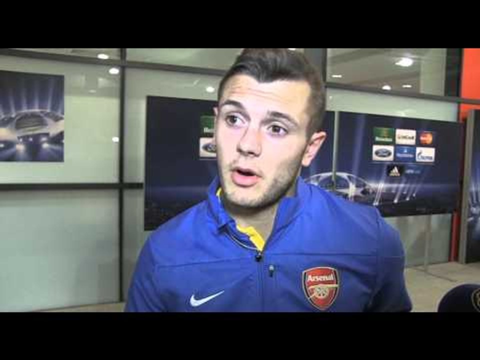 Jack Wilshere after Arsenal v Dortmund -  22 10 2013