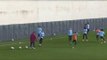Hilarious! Leroy Sane's brilliant reaction to being nutmegged in training
