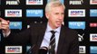 Alan Pardew laughs at journalist's phone going off