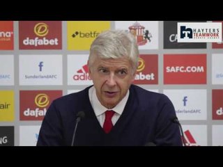 Wenger: It's too early