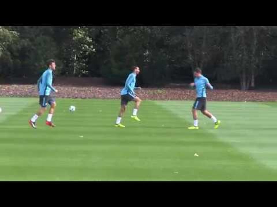 Chelsea train ahead of UCL return against Qarabag