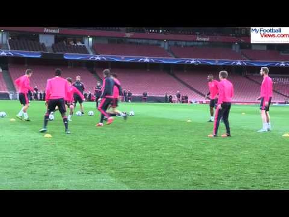 Bayern Munich show off keep-ball skills