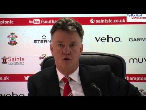 Man Utd boss Louis van Gaal says his team were lucky against Southampton