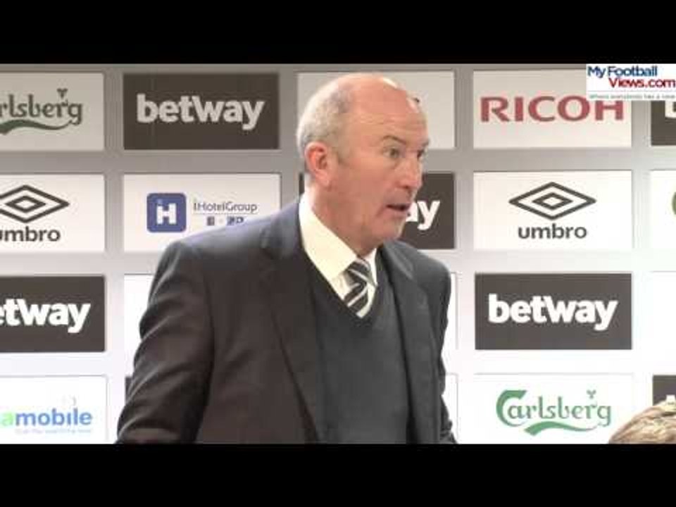 Tony Pulis joined by kids at press conference