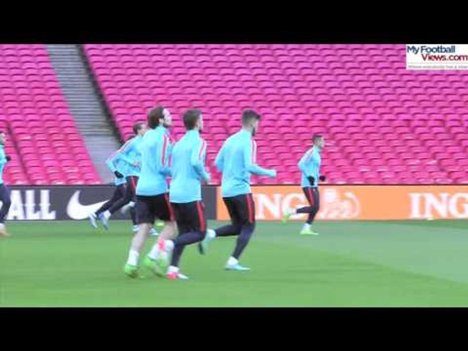 Daley Blind fully fit as he trains at Wembley