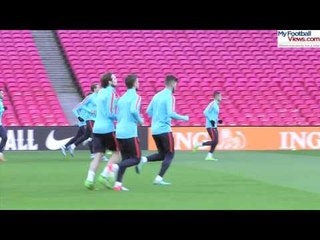 Daley Blind fully fit as he trains at Wembley