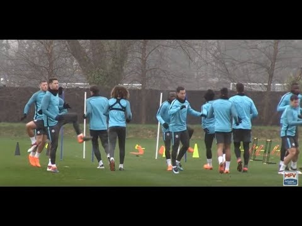 Behind the scenes as Chelsea train ahead of Barcelona