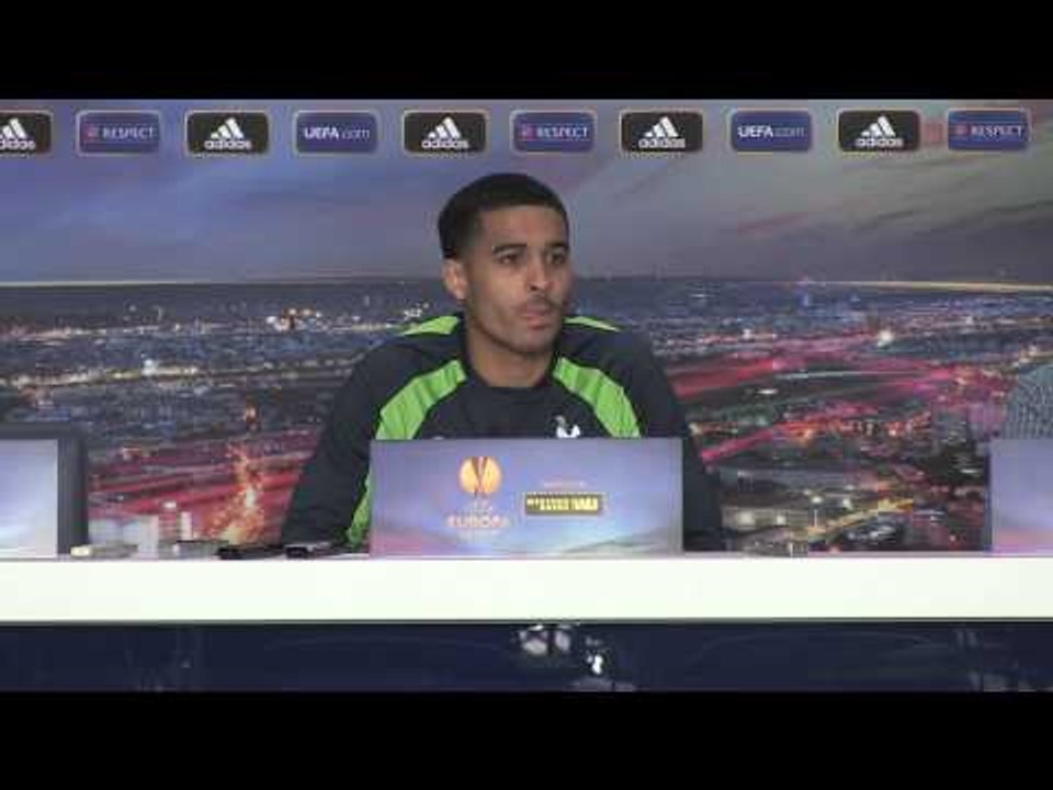 Kyle Naughton pre Tottenham v Dnipro   26 2 2014