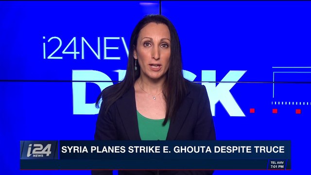 i24NEWS DESK | Syria planes strike E. Ghouta despite truce | Tuesday, February 27th 2018