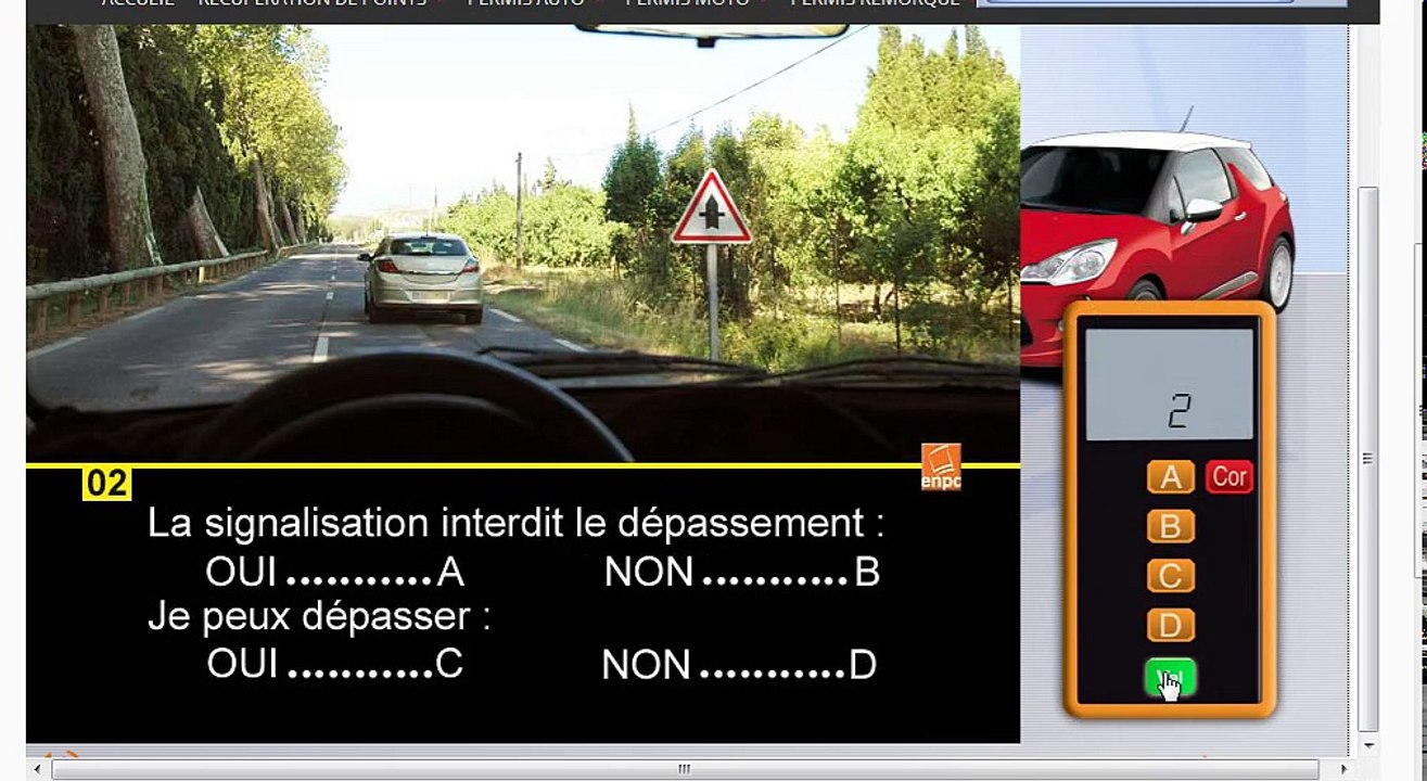 Code de la route examen permi B pour tout savoir sur le code qcm test conduite (4)