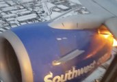 Flames Seen by Passenger on Southwest Airlines Plane