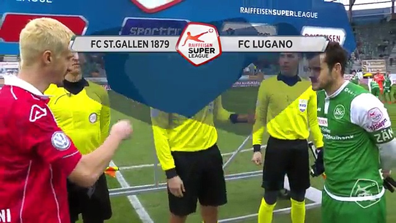 Sankt Gallen 3:0 Lugano (Switzerland. Super League 25 February)