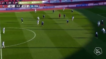 Grasshoppers 1:0 Zurich (Switzerland. Super League 25 February)