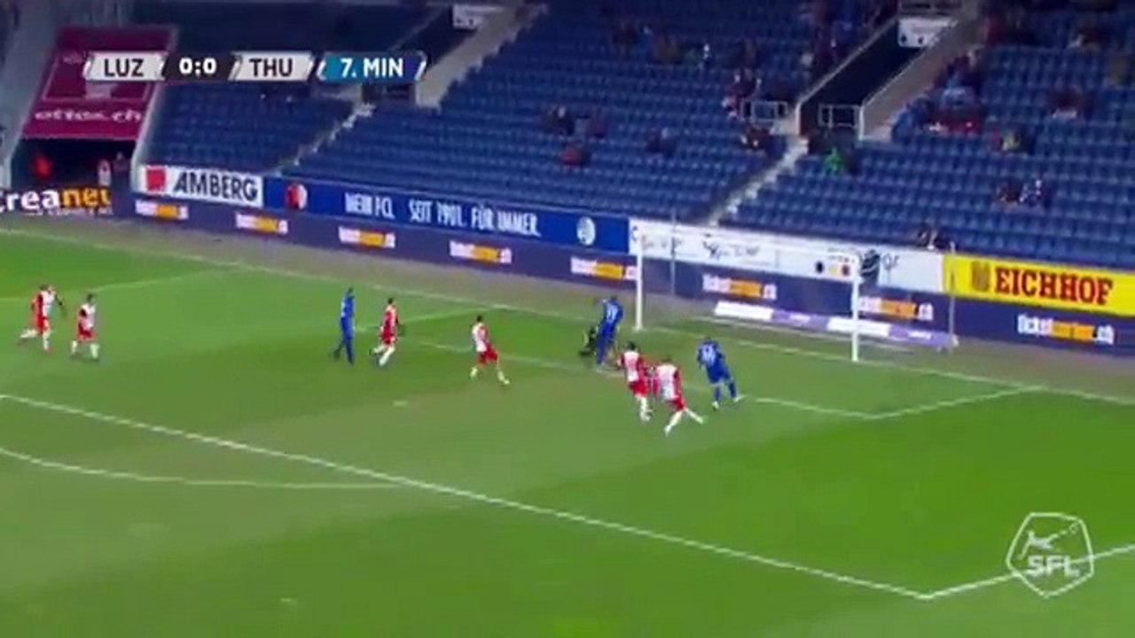 Luzern 1:0 Thun (Switzerland. Super League 25 February)