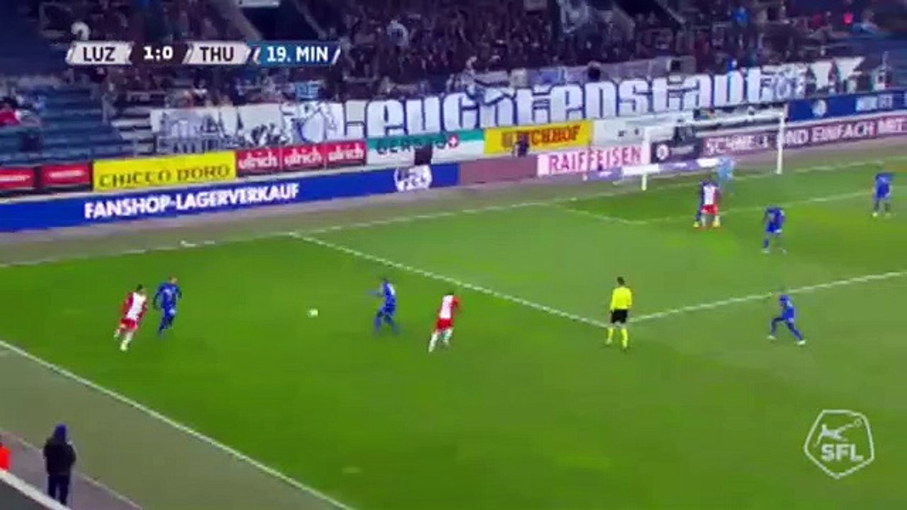 Luzern 1:1 Thun (Switzerland. Super League 25 February)