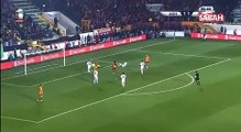 Akhisar - Galatasaray maçında muhteşem vuruş muhteşem kurtarış
