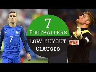 7 Footballers With LOW Buyout Clauses