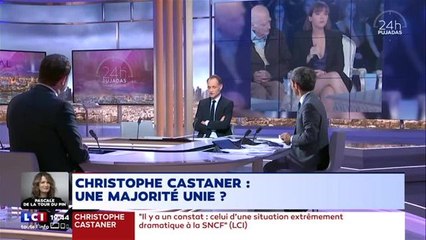 LCI: Christophe Castaner réagit à la polémique sur la robe d'Aurore Bergé