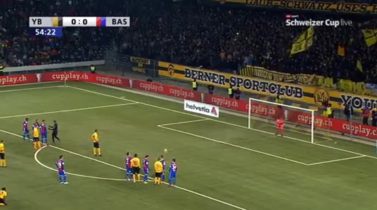 Guillaume Hoarau  PENALTY GOAL HD - Young Boys 1-0 Basel 27.02.2018