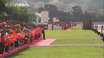 Chinese President Xi Jinping attends Hong Kong military parade