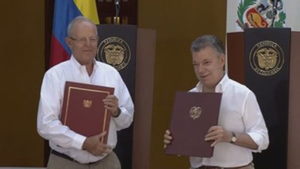 Santos y Kuczynski destacan la cooperación para el desarrollo regional